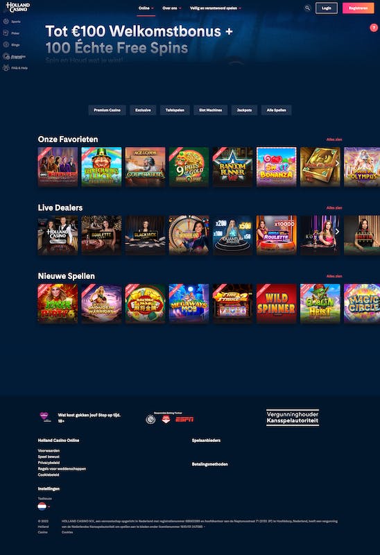 holland casino online ideal